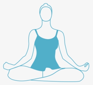 Transparent Yoga Clipart Black And White - Prenatal Yoga Art Png, Png Download, Transparent PNG