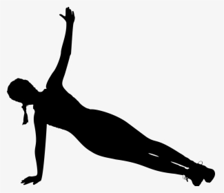 Exercise Female Fitness Girl - Fitness Silhouette, HD Png Download, Transparent PNG