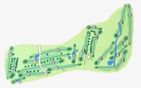 The Grassy Creek Golf & Country Club Course Layout - Artificial Turf, HD Png Download, Transparent PNG