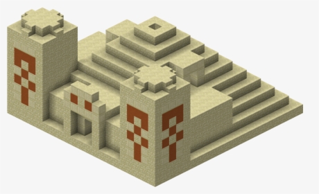Minecraft Desert Temple , Png Download - Minecraft Desert Temple, Transparent Png, Transparent PNG