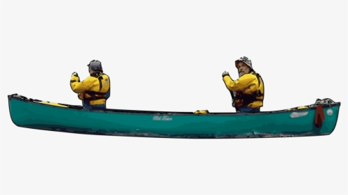 Person In Canoe Png, Transparent Png, Transparent PNG