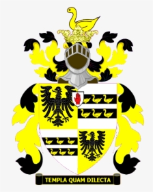 Temple Achievement - Knight Of Garter Coat Of Arms, HD Png Download, Transparent PNG