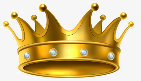 Gold King Crown Png, Transparent Png, Transparent PNG