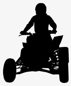 Atv Quad Bike Silhouette 1 - Silhouette, HD Png Download, Transparent PNG