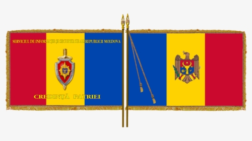 Flag Of The Information And Security Service Of Moldova - Moldova Flag Both Sides, HD Png Download, Transparent PNG