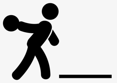 Man Bowling - Playing Bowling Icon, HD Png Download, Transparent PNG
