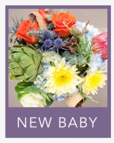 New Baby Flowers - Bouquet, HD Png Download, Transparent PNG