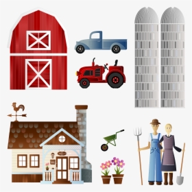Farmhouse Clipart, HD Png Download, Transparent PNG