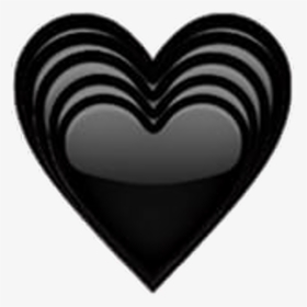 Black Heart Emoji Art Interesting Photography Decoratio - Heart, HD Png Download, Transparent PNG