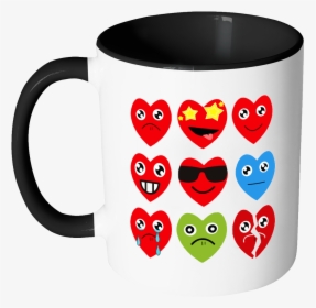 Heart Emojis Gift For Valentine S Day Mugs Accent Mug - Im A Cunt Mug, HD Png Download, Transparent PNG