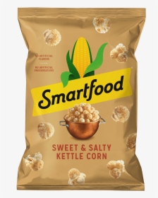 Smartfood® Sweet & Salty Kettle Corn Flavored Popcorn - Smartfood Cheddar & Caramel Mix Popcorn, HD Png Download, Transparent PNG