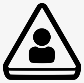 Caution Attention Person User Account Profile - No Access Icon Png Free, Transparent Png, Transparent PNG