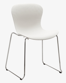Nap Chair Kasper Salto Milk White Chrome Steel Base - Chair, HD Png Download, Transparent PNG
