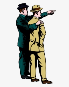 Transparent Pointing Clipart - Men Pointing Clipart, HD Png Download, Transparent PNG