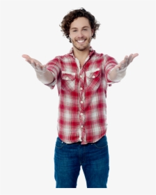 Men Pointing Front Png Image - Happy Man Png, Transparent Png, Transparent PNG