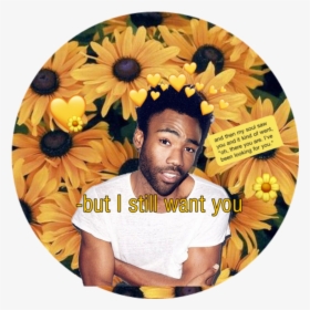 #fanart - Yellow Sunflower With Billie Eilish, HD Png Download, Transparent PNG