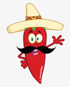 Chili Pepper With Sombrero, HD Png Download, Transparent PNG