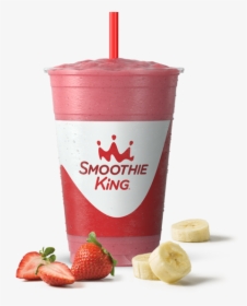 Sk Take A Break Banana Berry Treat With Ingredients - Smoothie King Keto, HD Png Download, Transparent PNG