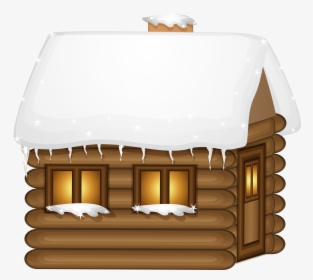 Winter Wooden House Png Clip - Portable Network Graphics, Transparent Png, Transparent PNG