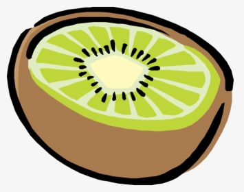 Kiwi,eye,food - Cartoon Kiwi Fruit Transparent, HD Png Download, Transparent PNG