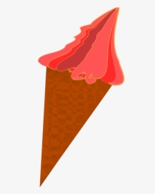 Wild-berry Ice Cream Cone Svg Clip Arts - Ice Cream Clip Art, HD Png Download, Transparent PNG