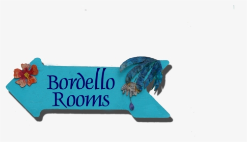 Bordello Rooms Sign - Label, HD Png Download, Transparent PNG