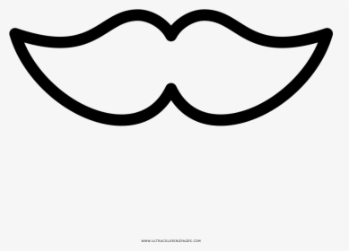 Moustache Coloring Page, HD Png Download, Transparent PNG