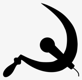 Micro And Sickle Png Clip Arts - Hammer And Sickle Black, Transparent Png, Transparent PNG