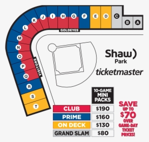 Ticketmaster Logo Png , Png Download - Shaw Park Seating Chart, Transparent Png, Transparent PNG