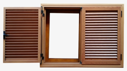 Shutter Window Png Wood, Transparent Png, Transparent PNG