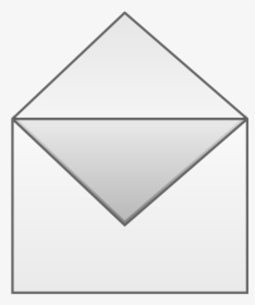 Open Envelope Svg Clip Arts - Half Open Envelope Transparent Background, HD Png Download, Transparent PNG