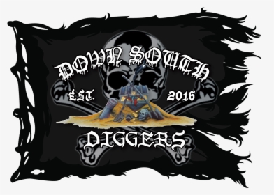 Image Of New Dsd Black Flag Sticker - Black Ragged Pirate Flag, HD Png Download, Transparent PNG
