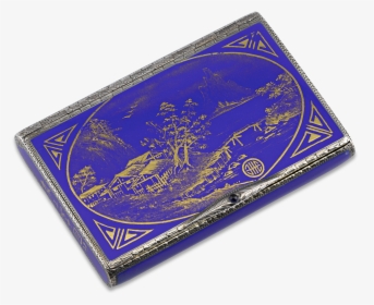 Continental Silver And Blue Enamel Snuffbox - Emblem, HD Png Download, Transparent PNG
