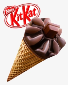 Nestle Kit Kat Cone - Kit Kat Cone Ice Cream, HD Png Download, Transparent PNG