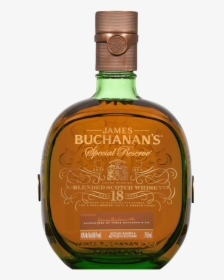 Bottle Of Buchanan S 18 Years Old Whiskey - Buchanan 18, HD Png Download, Transparent PNG