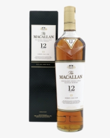 The Macallan 12 Year Sherry Oak Scotch Whisky With - Macallan Sherry Oak 12 2018, HD Png Download, Transparent PNG