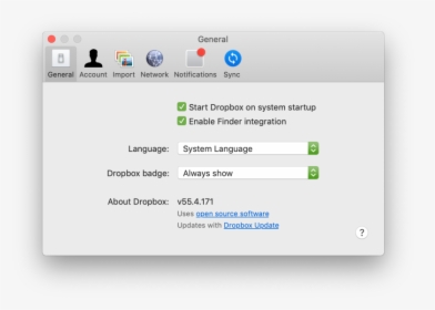 Add Dropbox Icon To Menu Bar Mac, HD Png Download, Transparent PNG