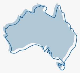An Illustration Of A Map Of Australia, Fully Coloured, HD Png Download, Transparent PNG