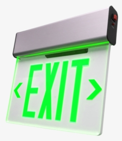 Edge Lit Exit Sign With Lights, HD Png Download, Transparent PNG