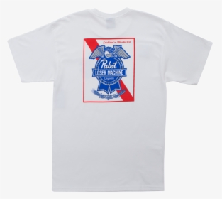 Loser Machine X Pbr Condor & Ribbon Stock Tee White - Active Shirt, HD Png Download, Transparent PNG