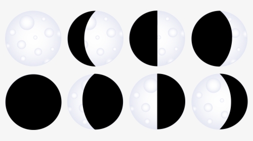 Phases Of The Moon Clip Art, HD Png Download, Transparent PNG