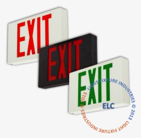 Exit Sign,ul Listed - Graphic Design, HD Png Download, Transparent PNG