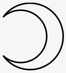 Lunar Phase Astrological Symbols Crescent Moon - Media Luna, HD Png Download, Transparent PNG
