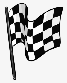 Club Penguin Flag Drapeau Xc3xa0 Damier Clip Art - Transparent Racing Flags Clipart, HD Png Download, Transparent PNG