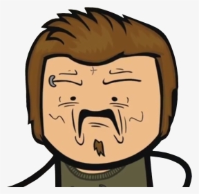 Transparent Disgusted Face Png - Cyanide And Happiness No Hands, Png Download, Transparent PNG
