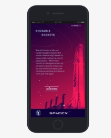 Iphone-spacex Rockets - Smartphone, HD Png Download, Transparent PNG