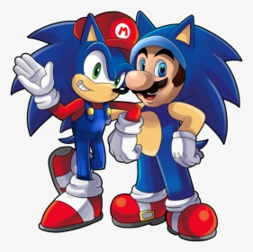 Transparent Mario And Sonic Png - Mario And Sonic Combined, Png Download, Transparent PNG