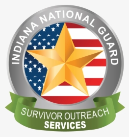 Indiana National Guard Survivor Outreach Services Logo - Emblem, HD Png Download, Transparent PNG