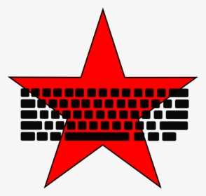 Computer Communist Png Images - Red Star Keyboard, Transparent Png, Transparent PNG