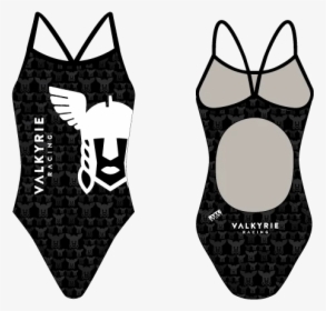 Valkyrie Racing Custom Black Women’s Active Back Thin - Swimsuit, HD Png Download, Transparent PNG
